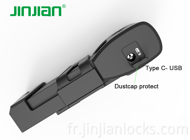 3 Méthode de déverrouillage Bluetooth Lock IP67 Cisque de cisaillement Berrouille de pliage d'empreintes digitales Lock pliable de moto intelligente